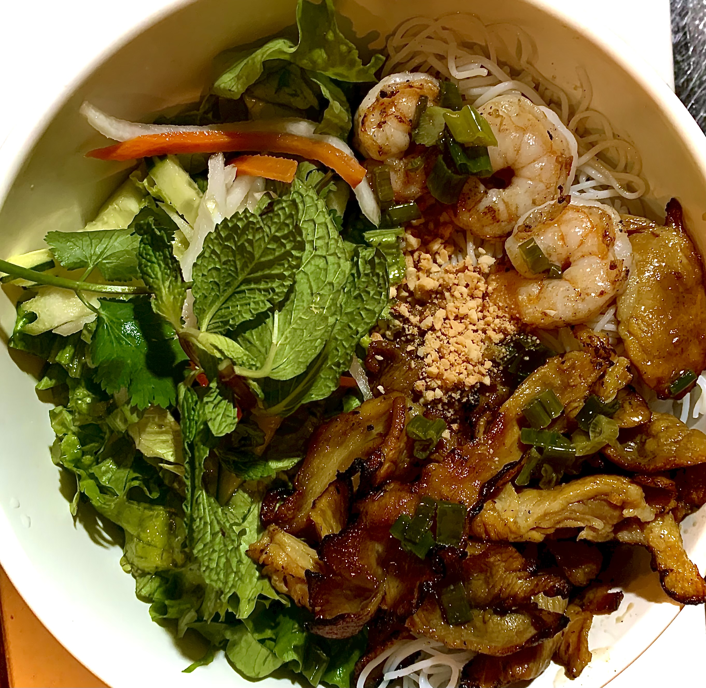 Order Bun Tom Thit Nuong food online from Pho Hanoi store, Lake Forest on bringmethat.com
