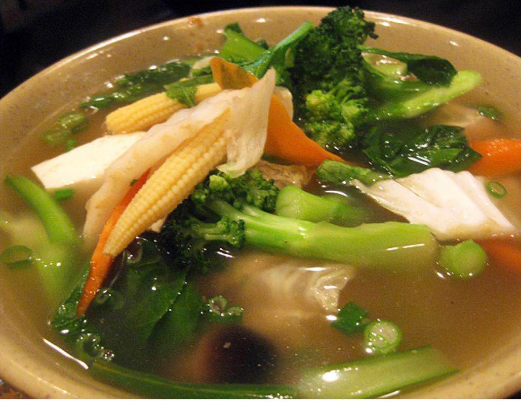 Order 20. Vegetable Bean Curd Soup (For 2) food online from Moon Buffet store, Eleanor on bringmethat.com