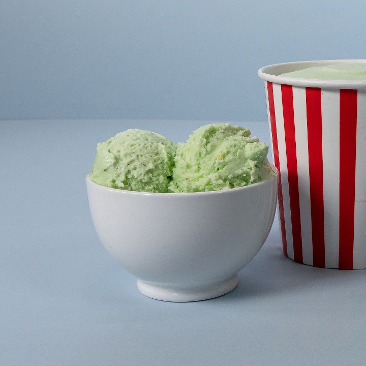 Order Sunny Day Pistachio Ice Cream (Pint) food online from Freshly Baked store, Glendale on bringmethat.com