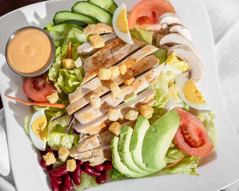 Order Chicken Breast Salad food online from Emil's Burger and Breakfast store, Oakland on bringmethat.com