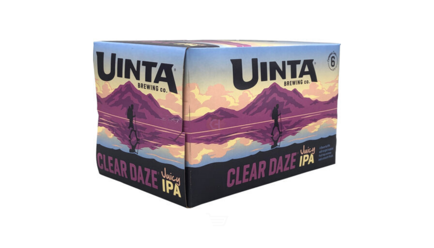 Order Uinta Brewing Clear Daze Juicy IPA 6 Pack 12oz Cans food online from Oak Knoll Liquor store, Santa Maria on bringmethat.com