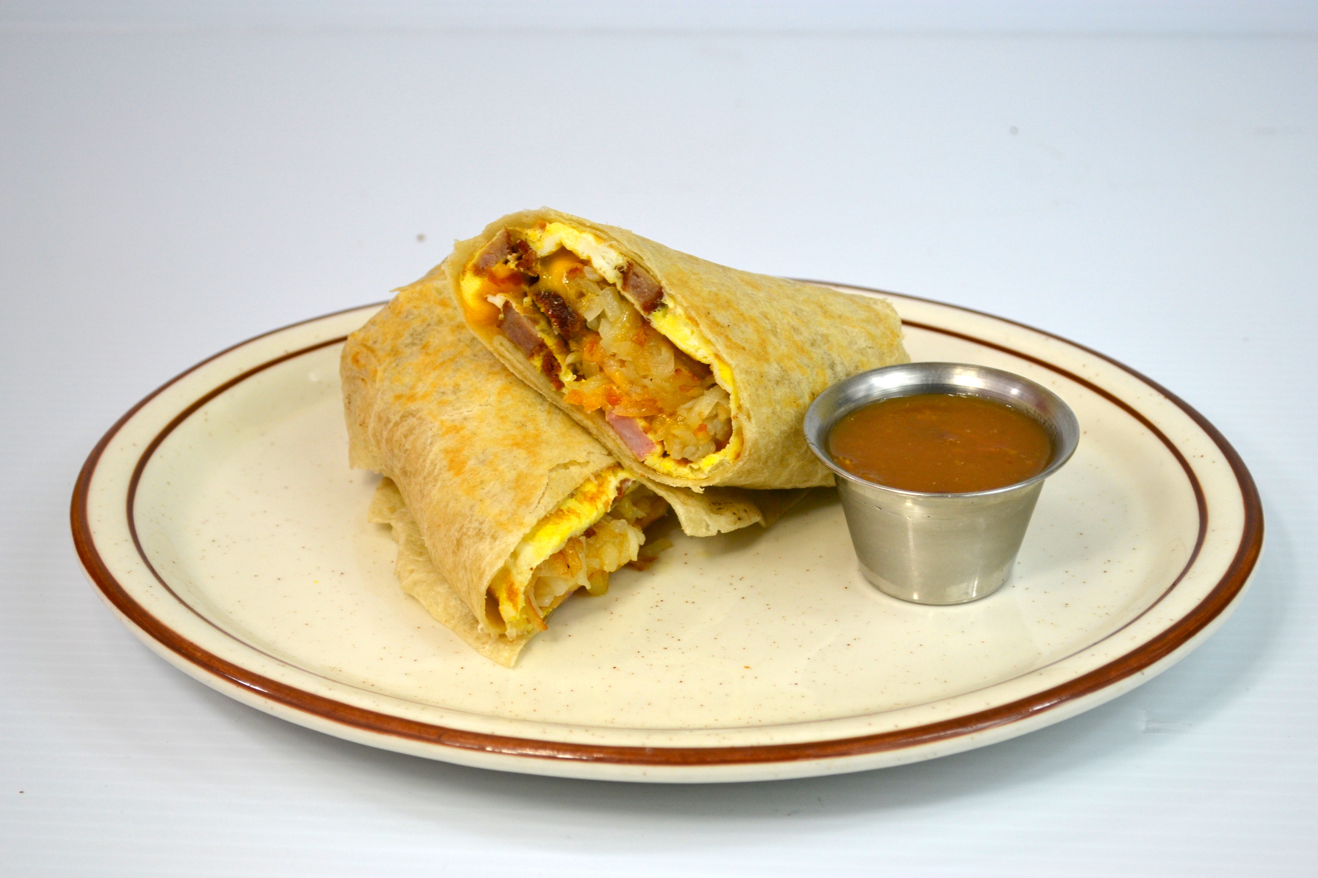 Order Breakfast Burritos food online from Chelo Burgers store, Cathedral City on bringmethat.com