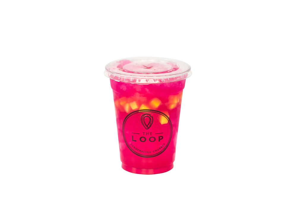 Order Mango Dragonfruit Lemonade food online from The Loop: Handcrafted Churros store, Chino Hills on bringmethat.com