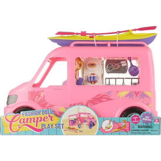 Order Fashion Doll Camper Play Set with Van and Kayak food online from CVS store, ROSLINDALE on bringmethat.com