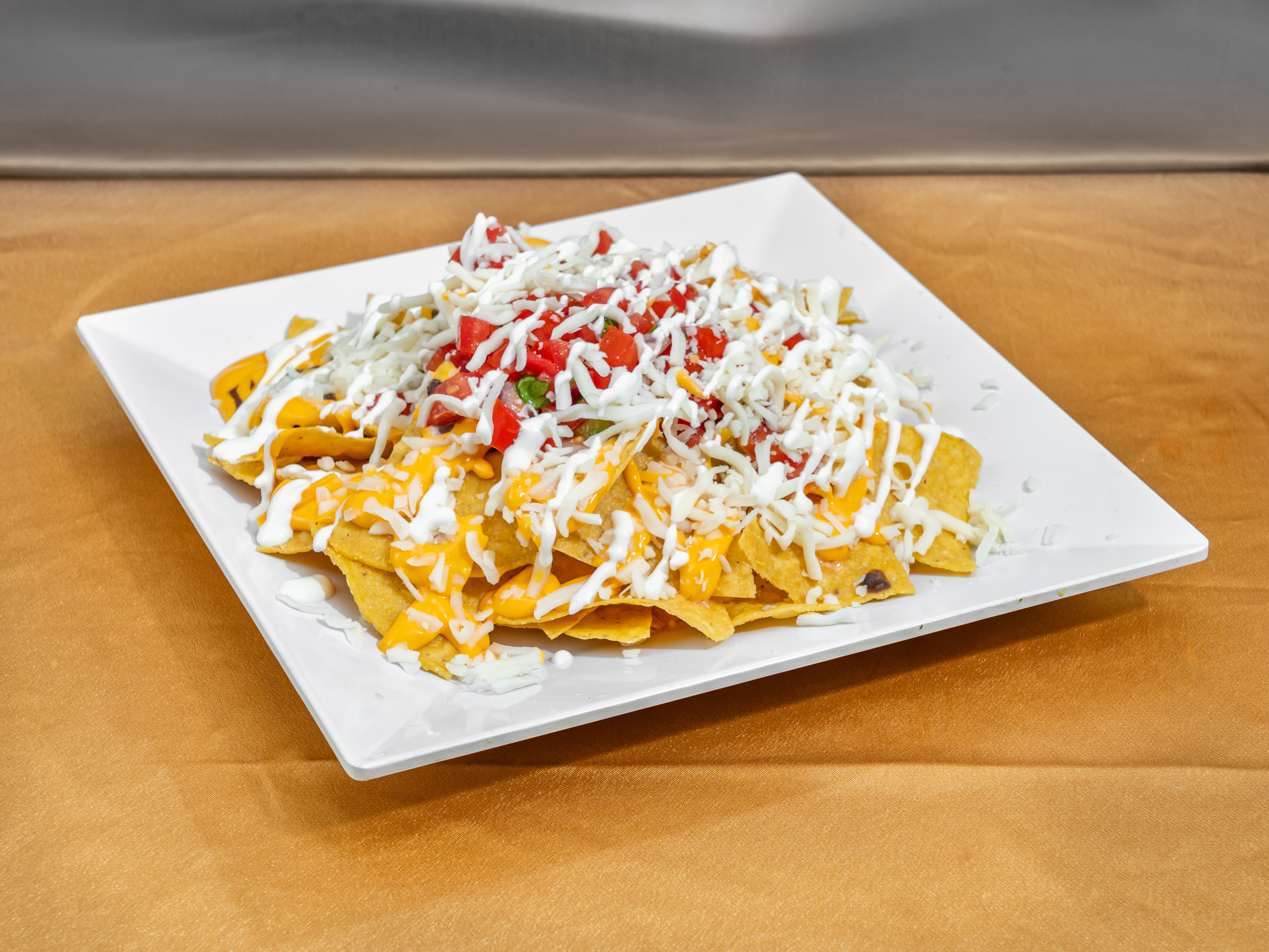 Order LARGE TRAY CHICKEN NACHOS food online from Pita Grill store, New York on bringmethat.com