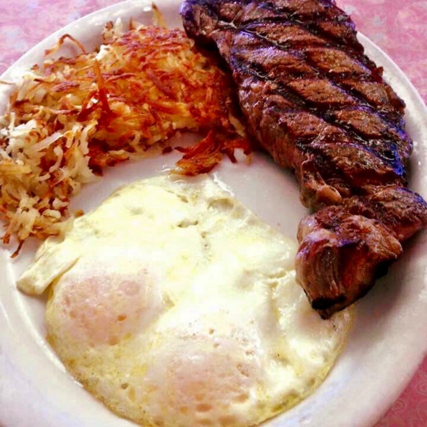 Order American Classic Steak and Eggs food online from Rosies Diner store, Aurora on bringmethat.com