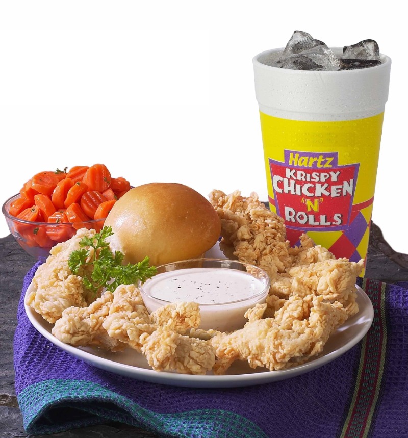 Order 9. Four Piece Tenders Combo food online from Hartz Chicken Buffet store, Houston on bringmethat.com