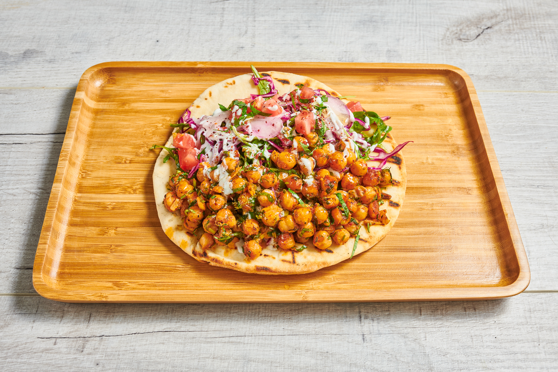 Order Roasted Chickpeas Pita food online from Jayna Gyro store, Emeryville on bringmethat.com