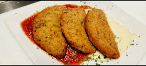 Order Fried Mozzarella (3) food online from Little Italy store, Potsdam on bringmethat.com
