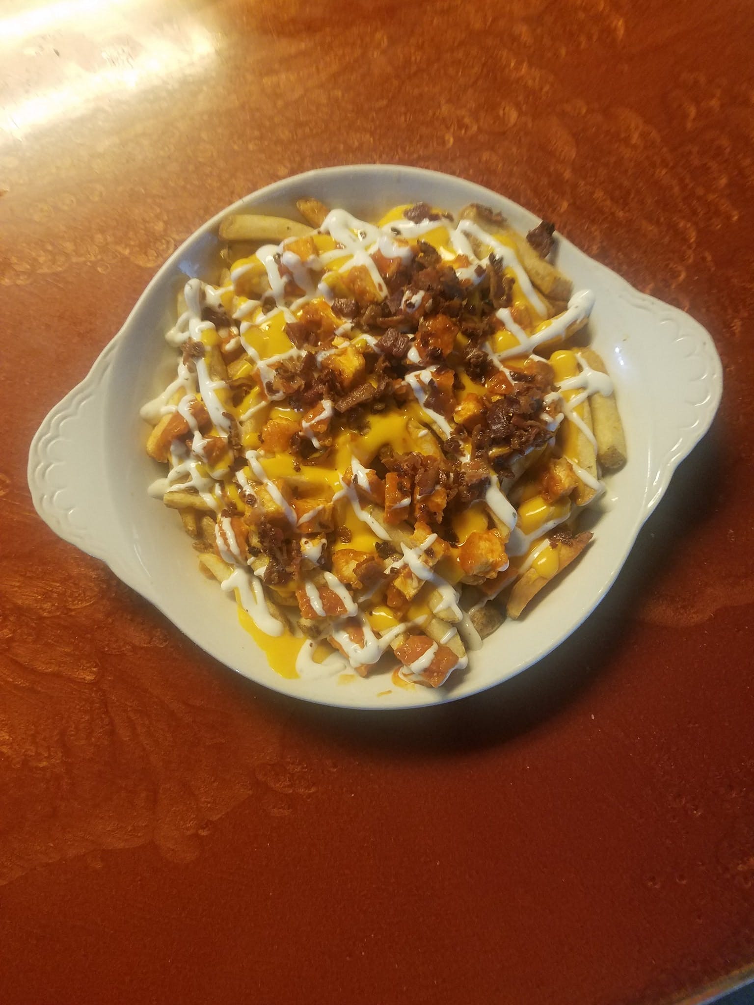 order online - Chicken Bacon Ranch Fries - Regular from New York's Famous Pizza & Pasta on bringmethat.com