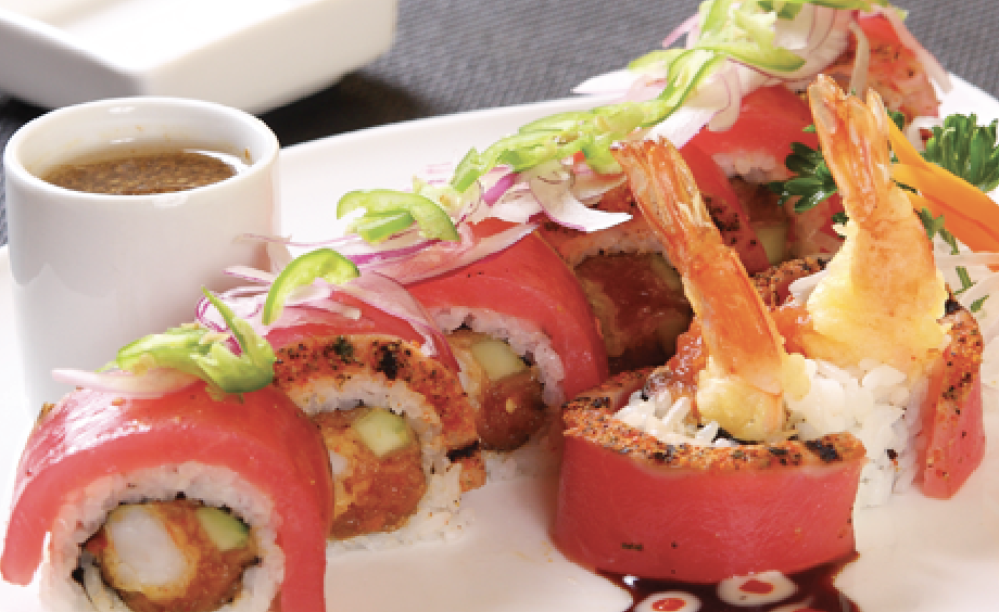 Order PINK LADY ROLL food online from Crazy Rockn Sushi store, Los Angeles on bringmethat.com