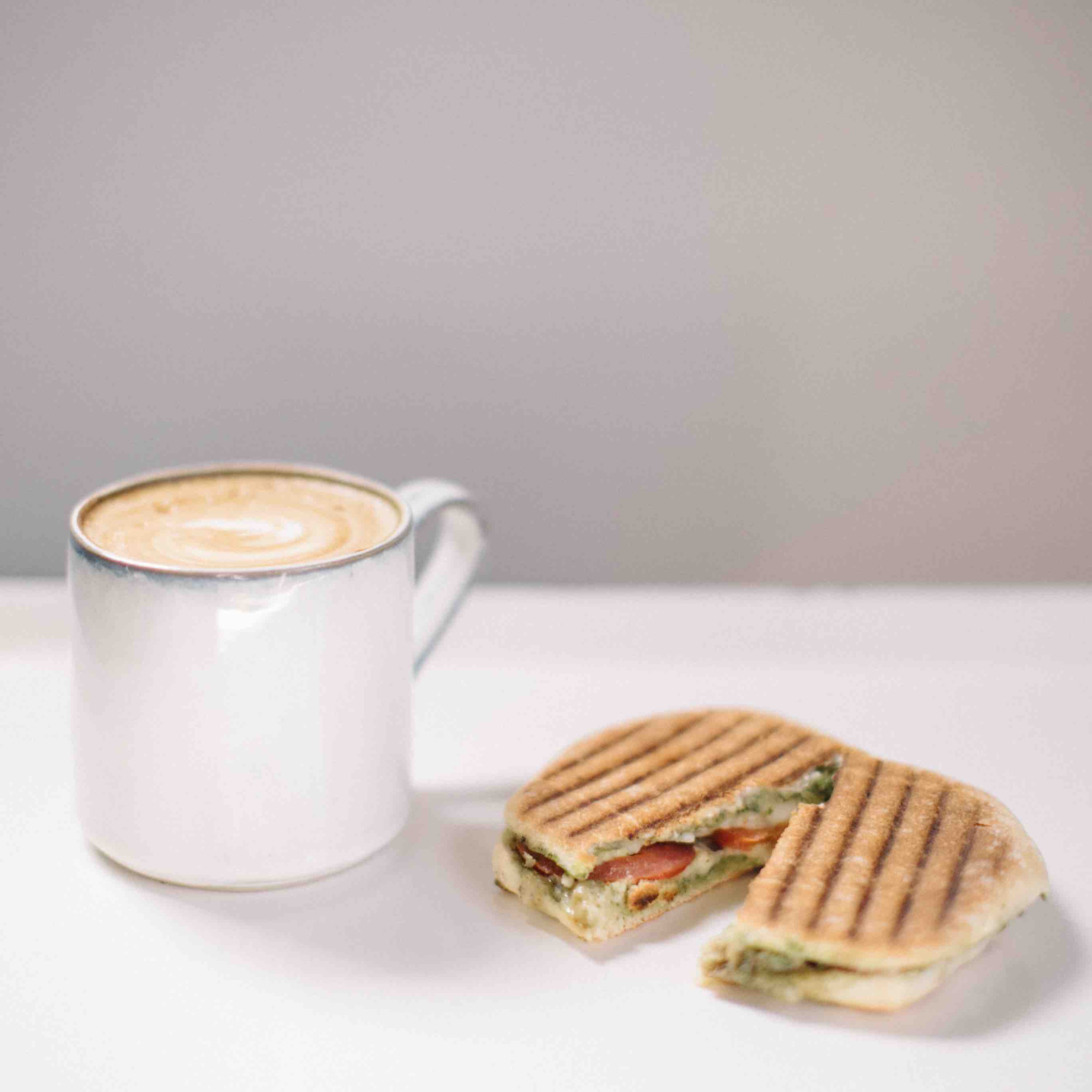 Order Caprese Panini food online from Blume Organics Cafe store, Peachtree City on bringmethat.com