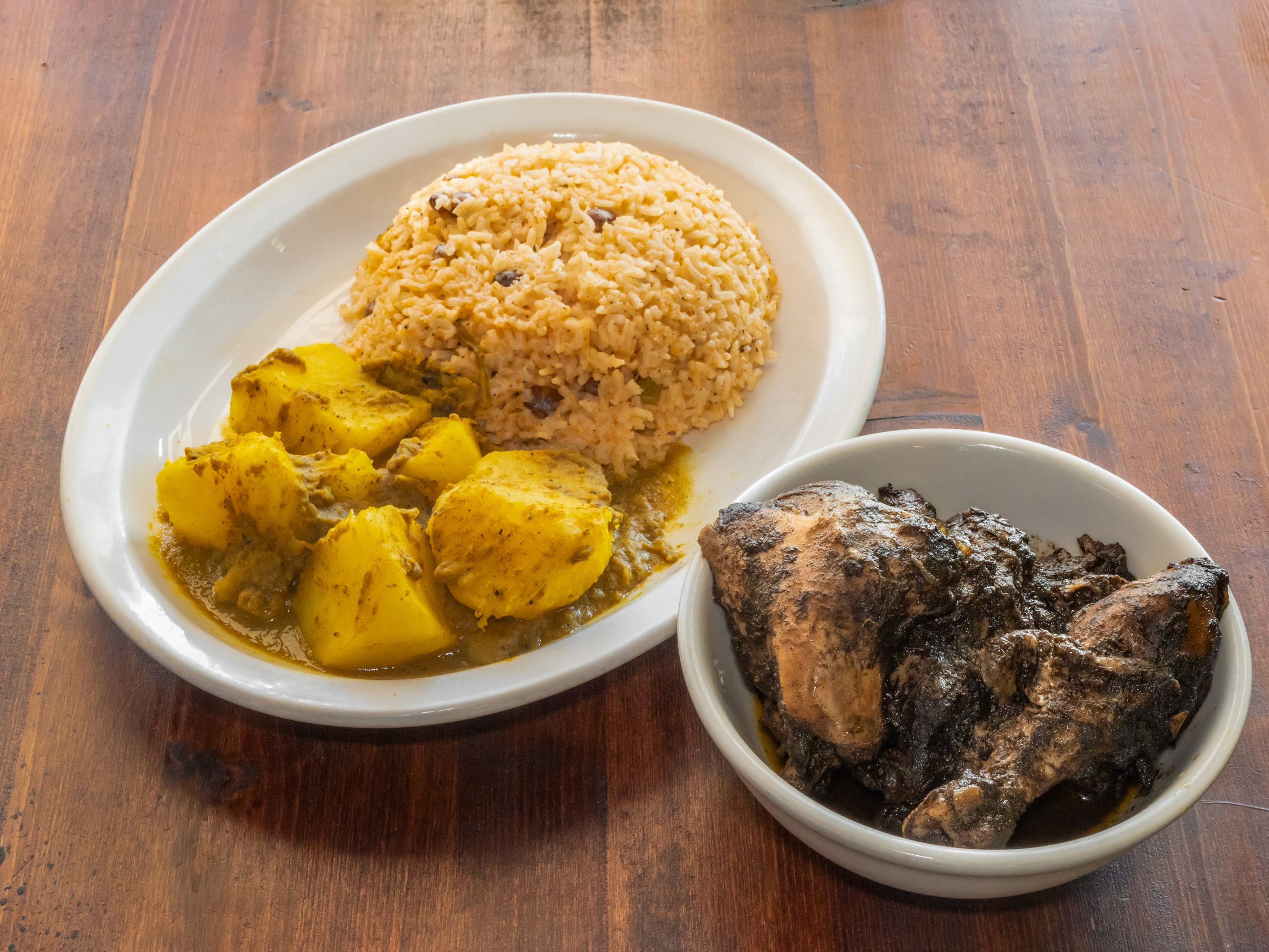 Order Jamaican Jerk Chicken Plate food online from Taste of the Islands store, Plano on bringmethat.com
