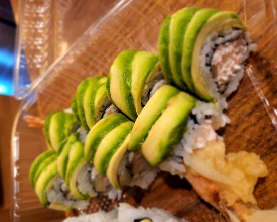 Order Green Dragon Roll food online from Azuma store, Cupertino on bringmethat.com