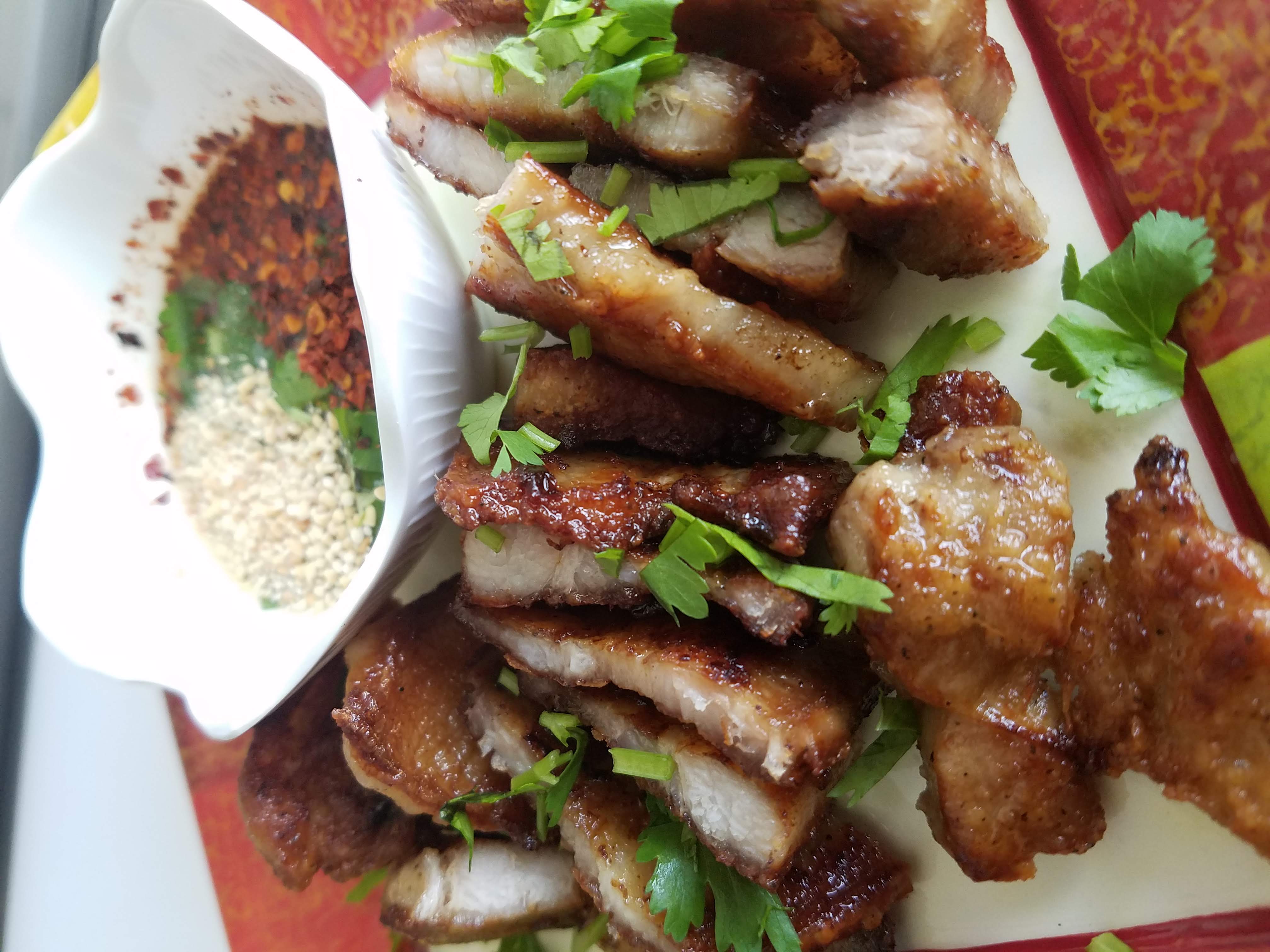 Order Grandma's Pork Belly food online from Ghin Khao Eat Rice store, Chicago on bringmethat.com