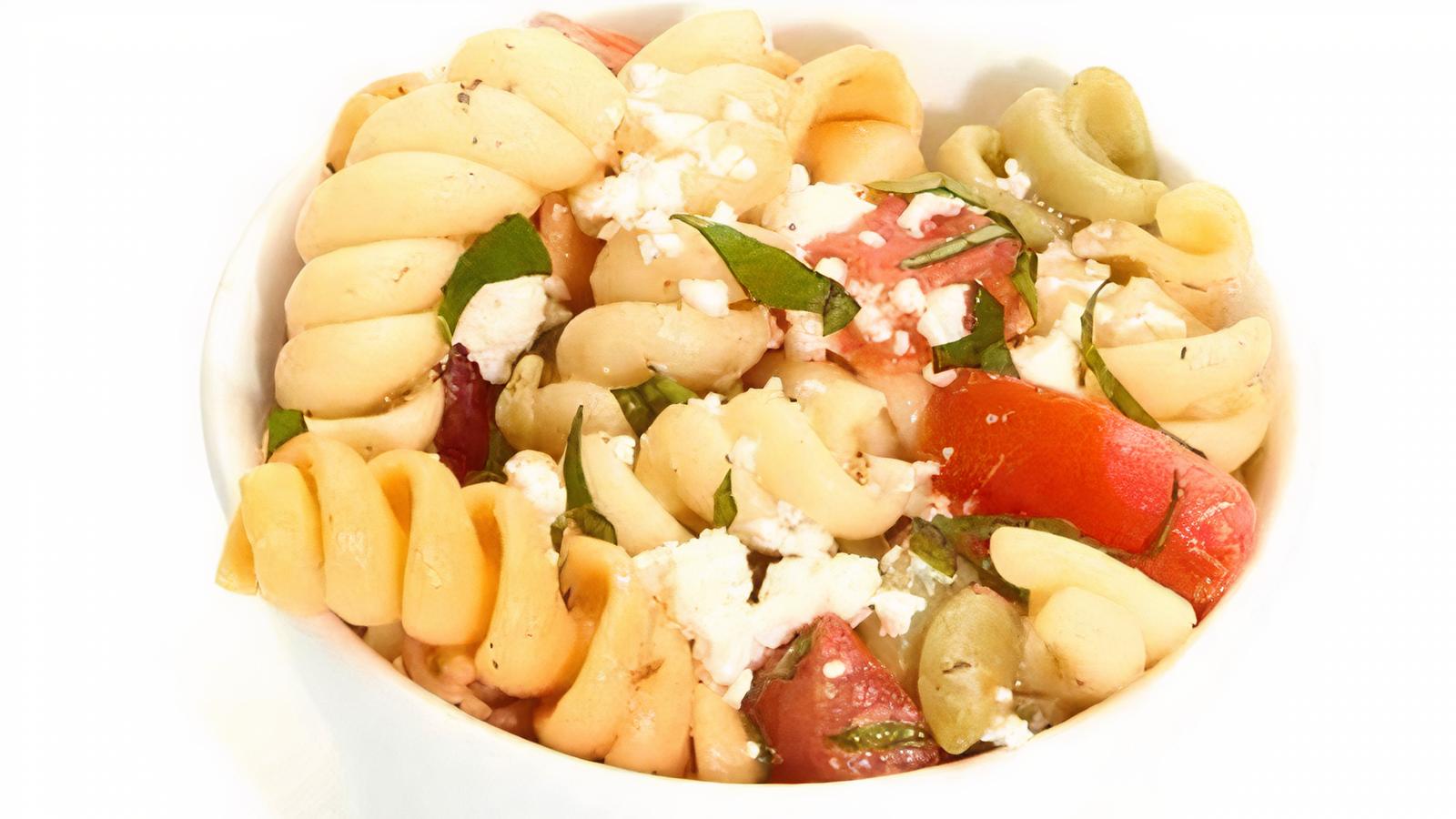 Order Side of Pasta Salad food online from Taziki Mediterranean Cafe store, Alpharetta on bringmethat.com