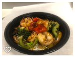 Order Shrimp Teriyaki Rice Bowl food online from Backwoods Pizza store, Roxbury on bringmethat.com