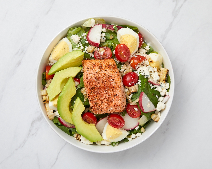 Order Blackened Salmon Cobb food online from Jack Urban Eats store, Davis on bringmethat.com