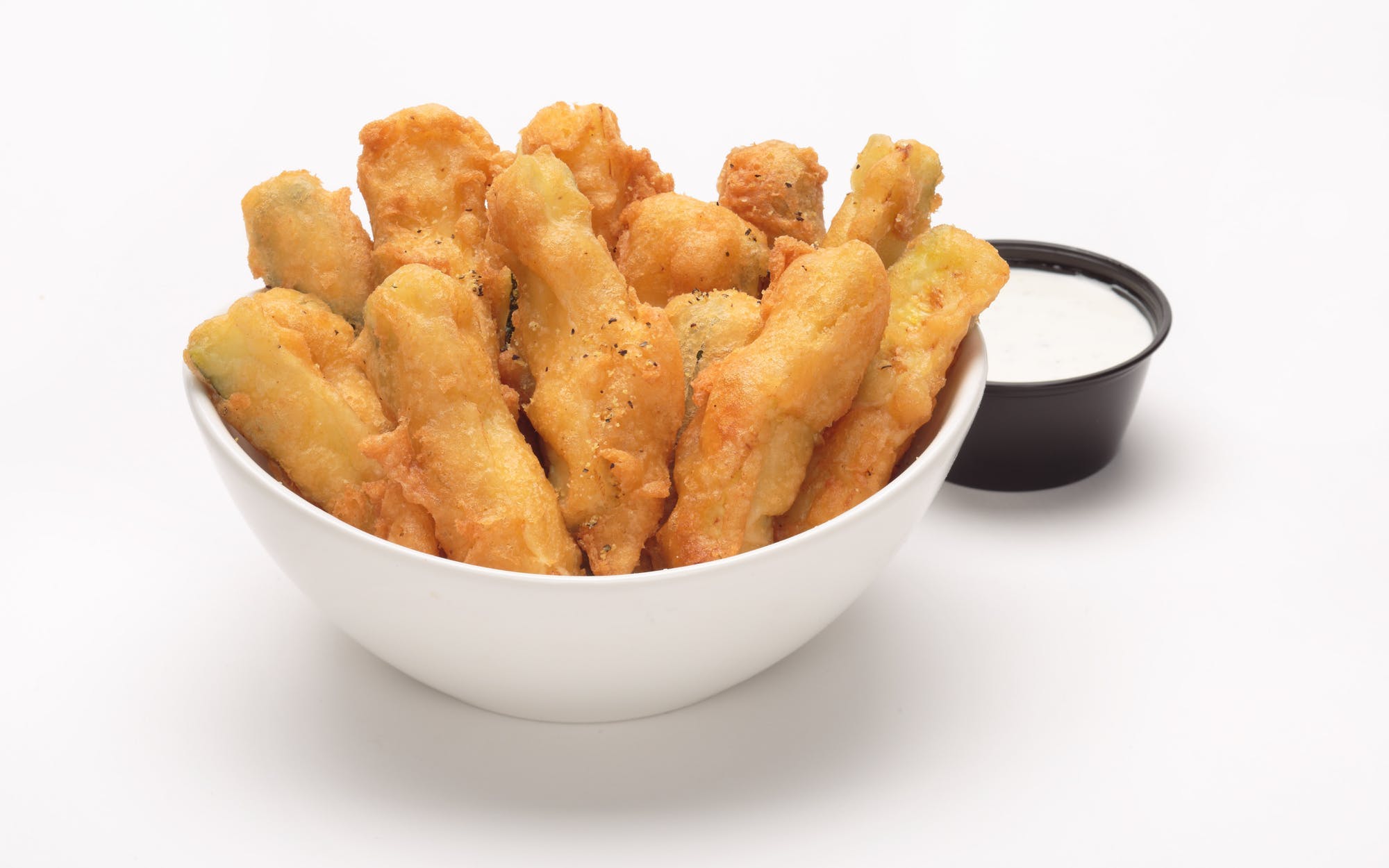 Order Lemon Pepper Zucchini Sticks - Appetizer food online from Oggi Sports | Brewhouse | Pizza store, Mission Viejo on bringmethat.com