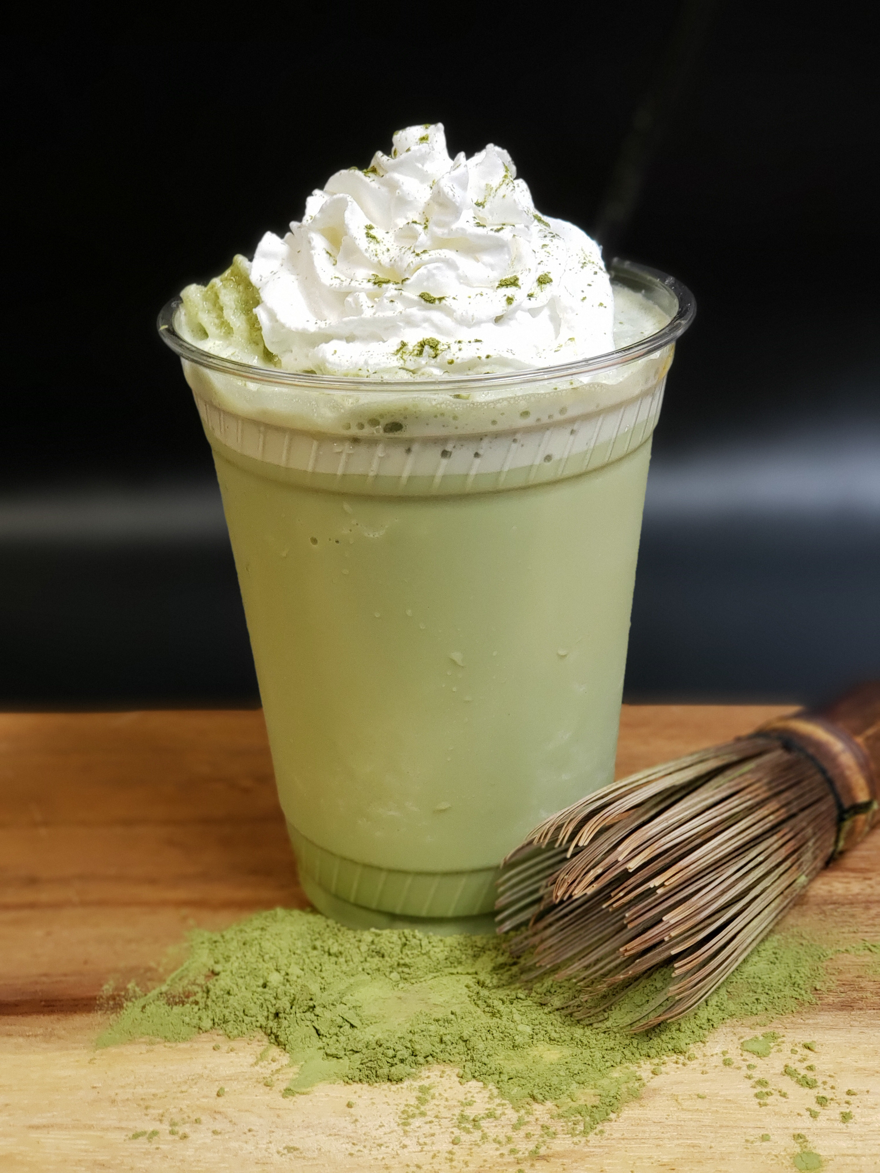 Order GREEN TEA SMOOTHIE food online from Jitters Cafe store, North Chili on bringmethat.com