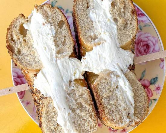 Order Bagel with Cream Cheese food online from Simply Chai store, New Brunswick on bringmethat.com
