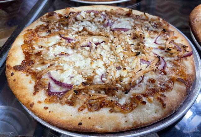 Order BBQ Chicken Pizza (BBQ Pie) food online from Baiano Pizzeria store, San Francisco on bringmethat.com
