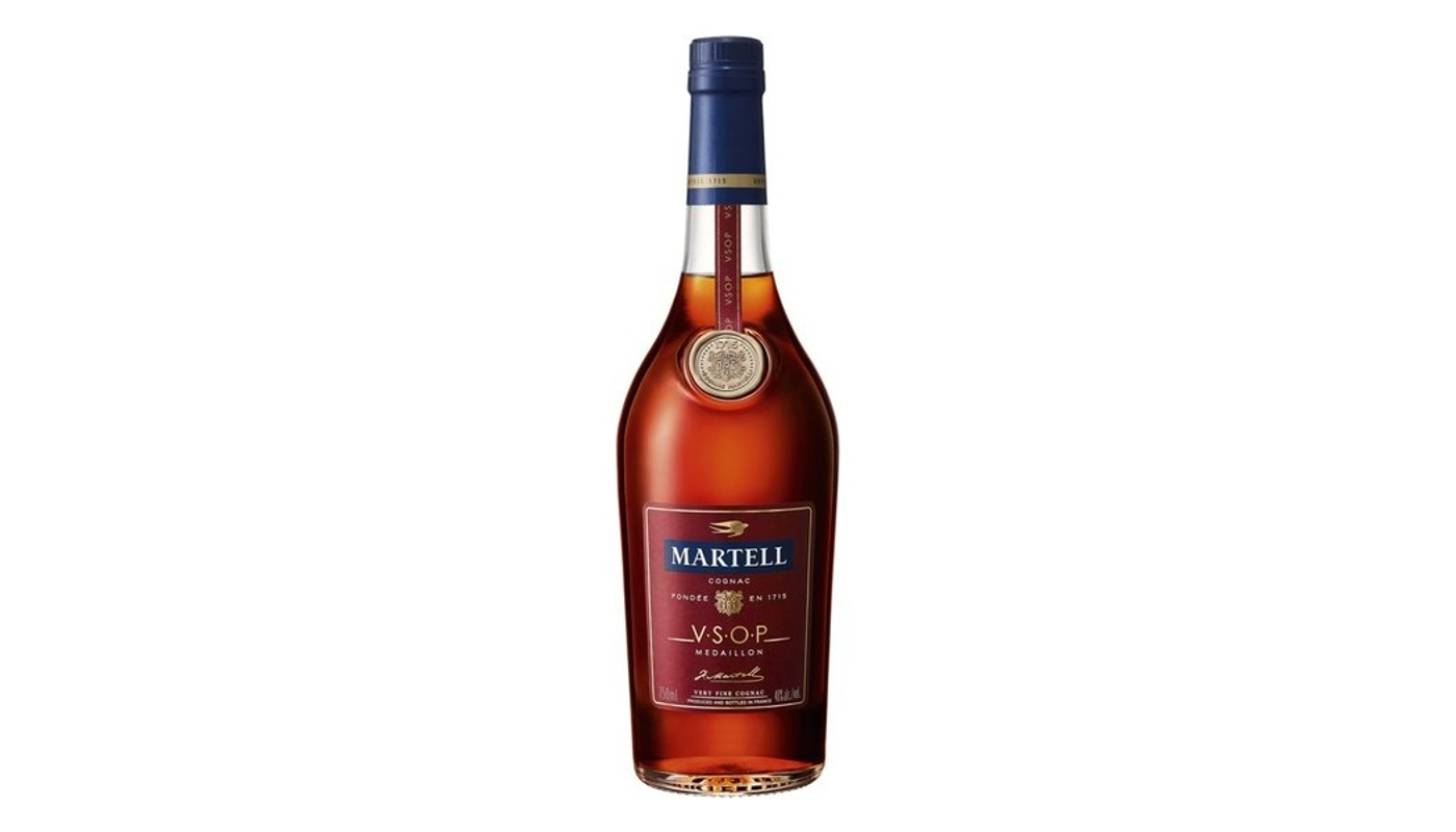 Order Martell V.S.O.P. Cognac 750mL food online from Liquor Palace store, Burbank on bringmethat.com