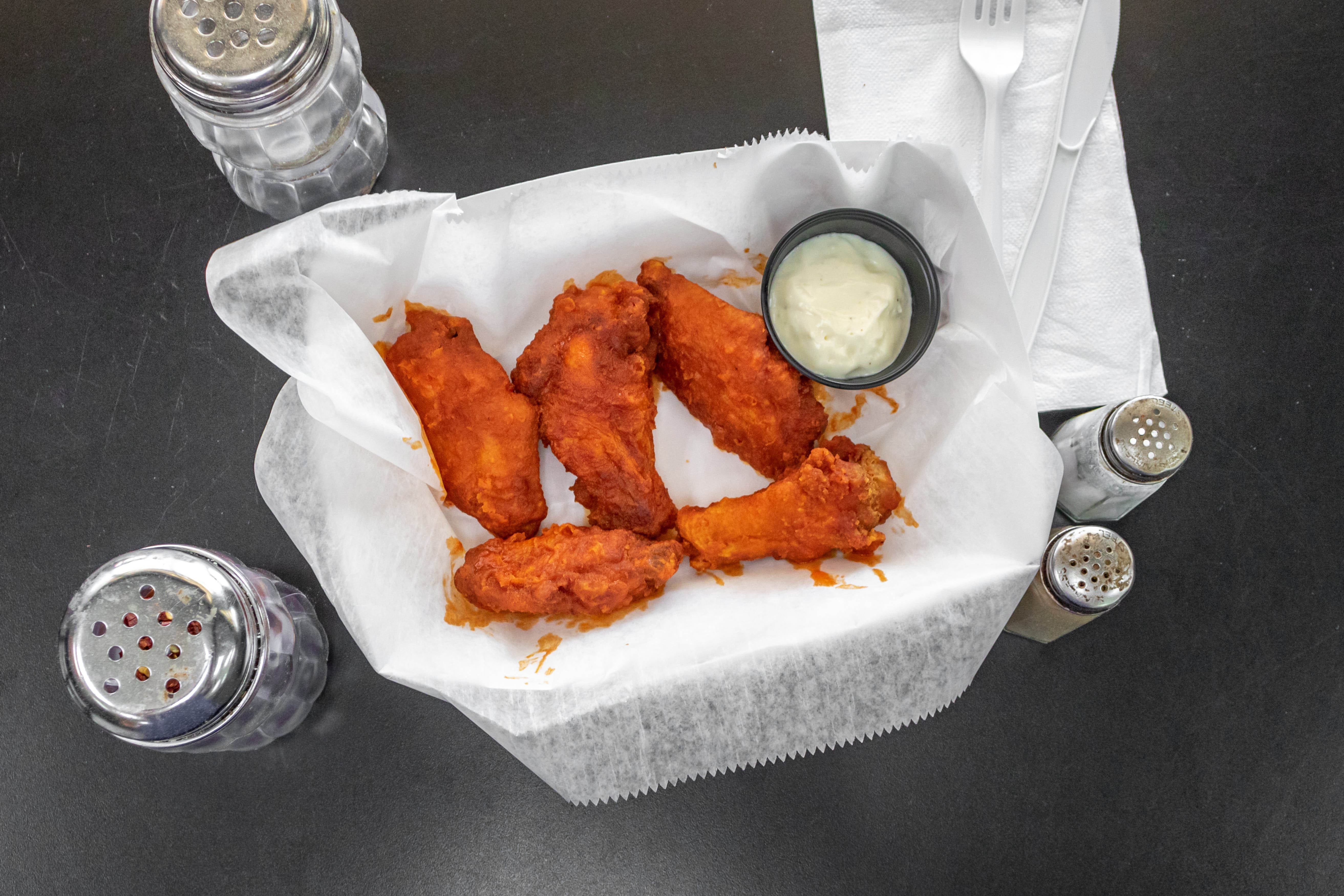 Order Wings - 10 Pieces food online from Douglass Pizza & Grill store, Franklin Park on bringmethat.com