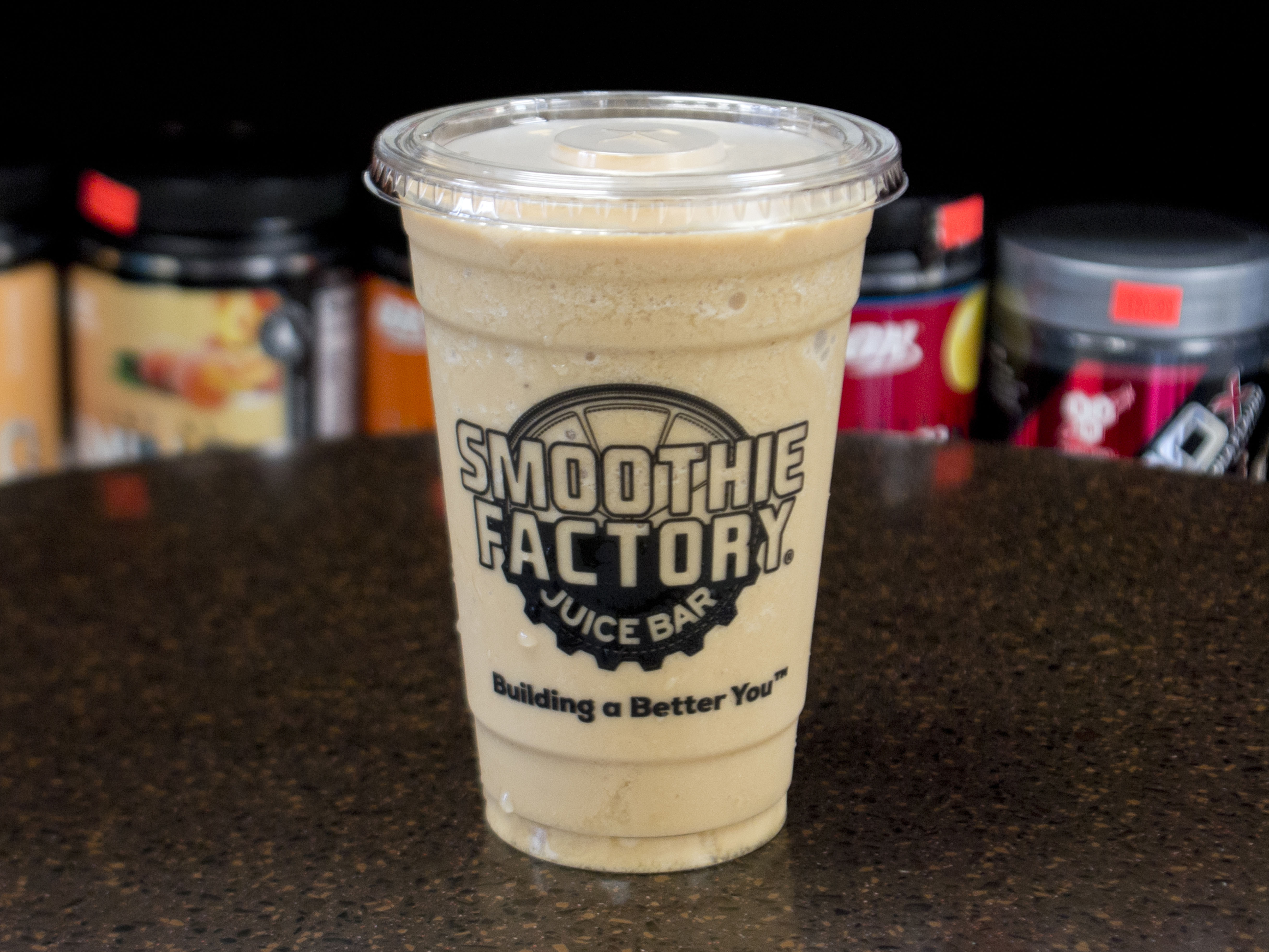 Order Peanut Butter Powerhouse Smoothie food online from Smoothie Factory store, Colleyville on bringmethat.com