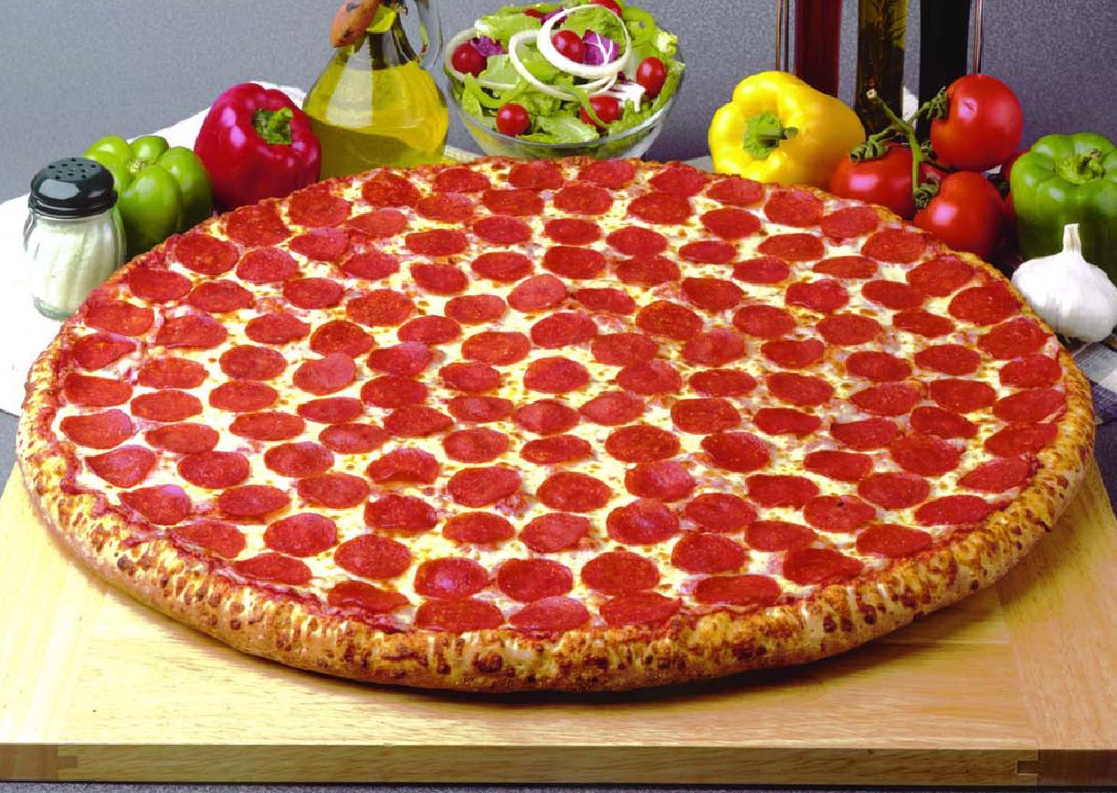 Order Big Benito 24" Cheese Round Pizza food online from Benito's Pizza store, Royal Oak on bringmethat.com