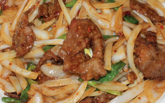 Order B7. Mongolian Beef food online from China Star Express & Grill store, Tyler on bringmethat.com