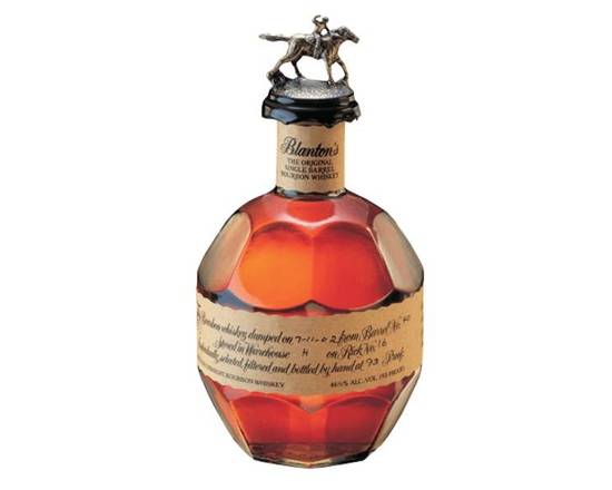 Order Blanton's Single Barrel Bourbon Whiskey 750 ML food online from Rocky Liquor store, Claremont on bringmethat.com