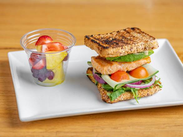 Order Salmon Avocado on a Multigrain food online from HS Green store, Houston on bringmethat.com