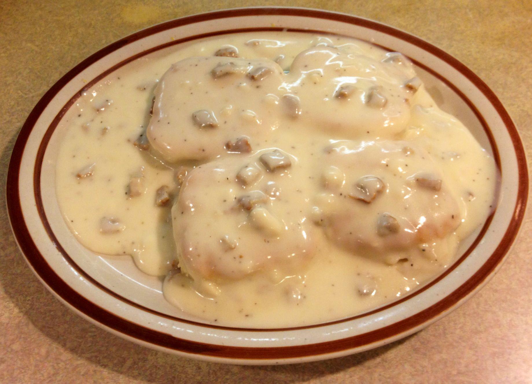 Order Biscuits and Gravy food online from New Day Cafe store, Terre Haute on bringmethat.com