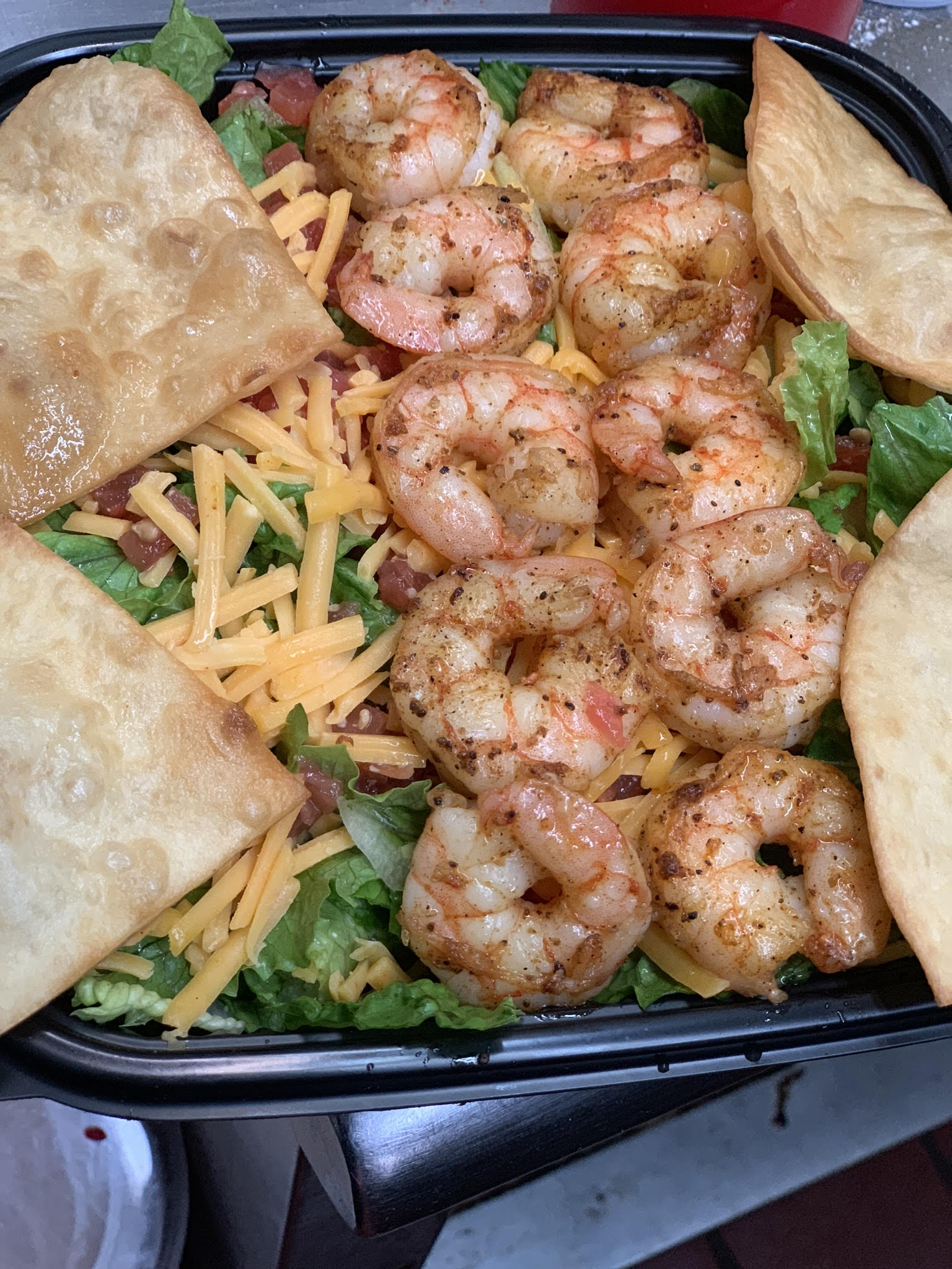 Order Shrimp Salad food online from Cuzzo's Cuisine store, Charlotte on bringmethat.com