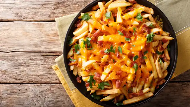 Order Hand Cut Cheese Fries food online from Dat Pizza Dough store, Philadelphia on bringmethat.com