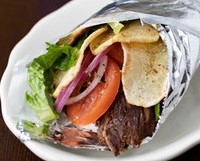 Order Sandwich Doner (Lamb & Beef) Gyro food online from Meraki Taverna store, Armonk on bringmethat.com