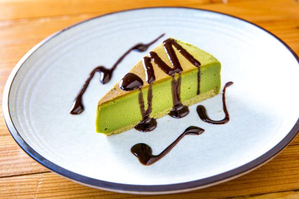 Order Green Tea Cheesecake food online from Dashi Noodle House store, Ridgewood on bringmethat.com