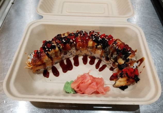 Order Dancing Dragon Roll 寿司卷 food online from Chin Chin Brookhaven store, Brookhaven on bringmethat.com