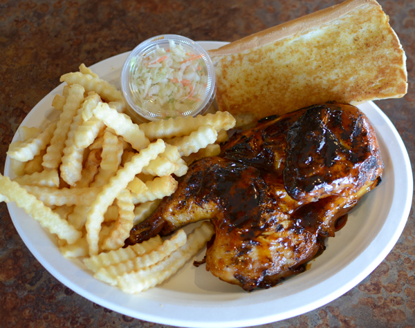 Order 1/2 BBQ Chicken food online from Gemato's Grill store, Naperville on bringmethat.com