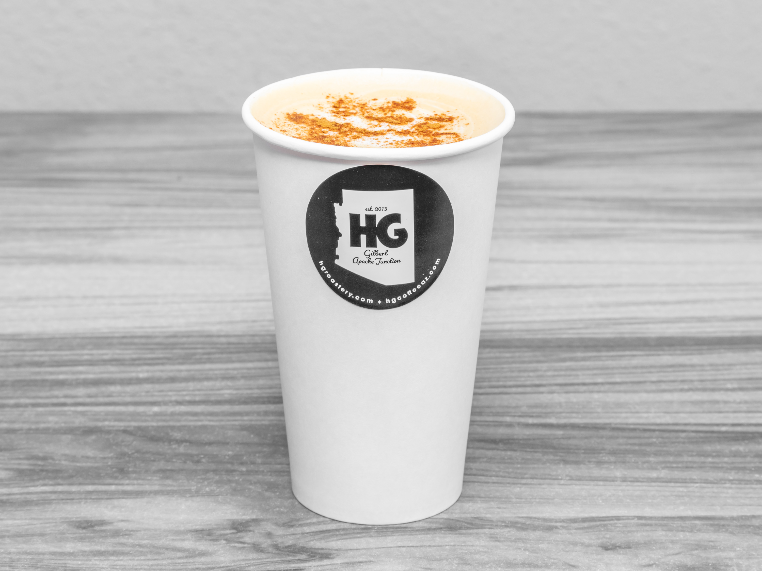 Order Hot Chai Tea Latte food online from Hg Coffee store, Apache Junction on bringmethat.com