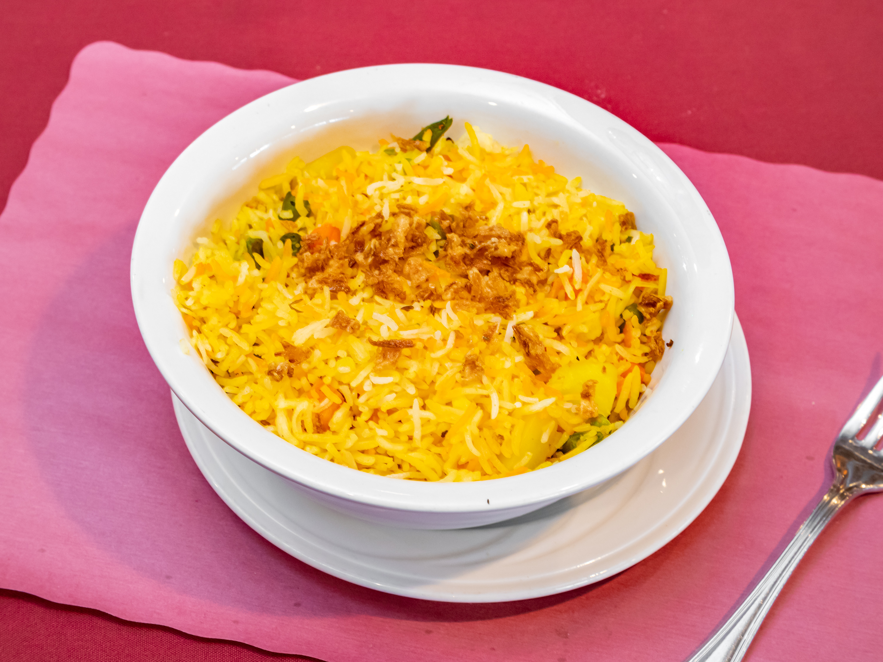 Order Rice Pillau food online from Caffe India store, Morristown on bringmethat.com