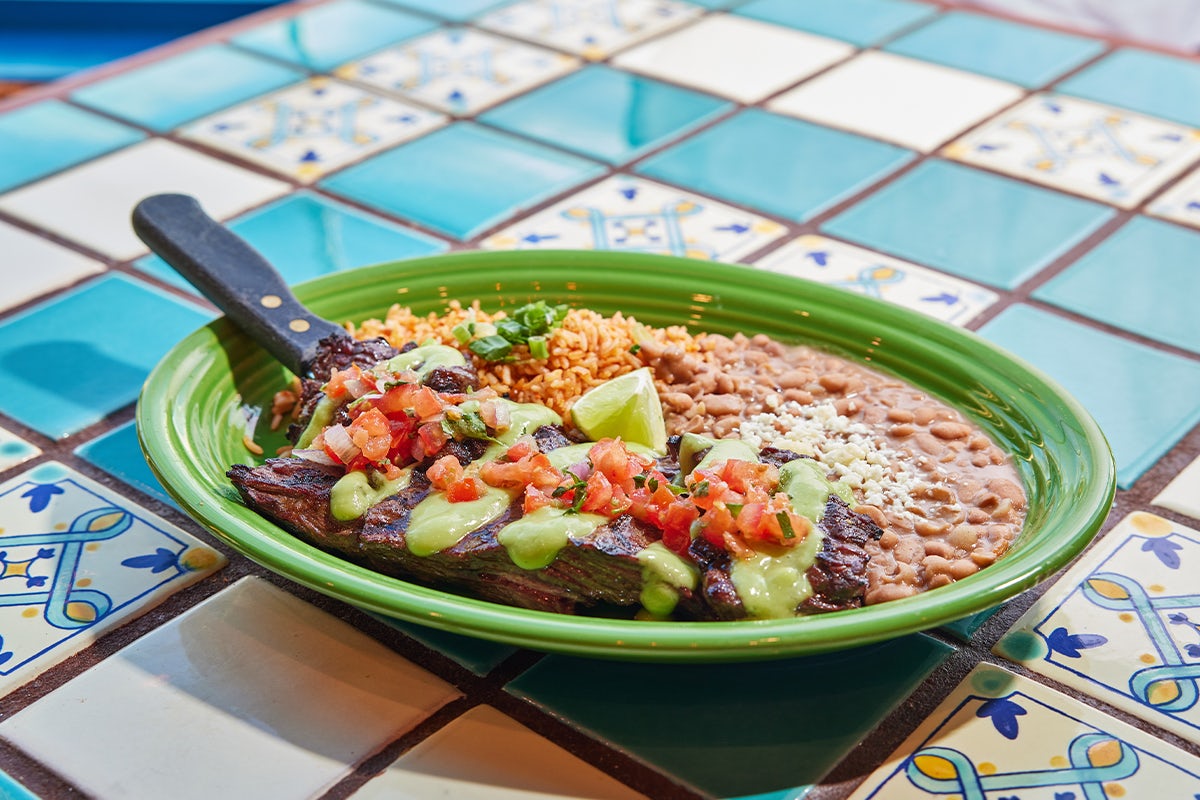 Order Carne Asada food online from Margaritas Mexican Restaurant store, Manchester on bringmethat.com