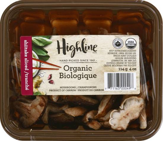 Order Highline · Sliced Shiitake Mushrooms (4 oz) food online from Jewel-Osco store, Des Plaines on bringmethat.com