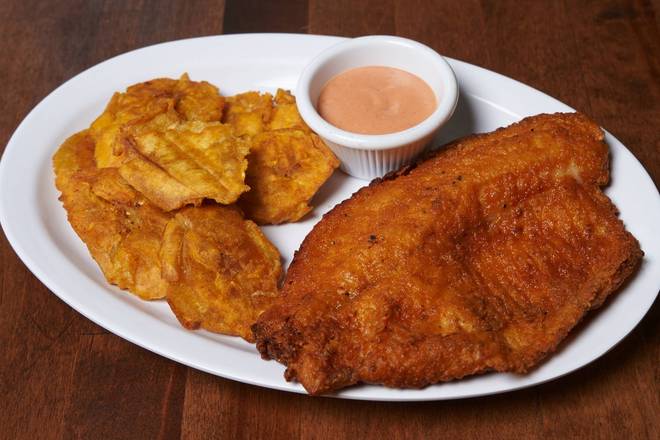 Order Fried Plantains (Tostones) (5 pcs) food online from D'Family Restaurant store, Lynn on bringmethat.com