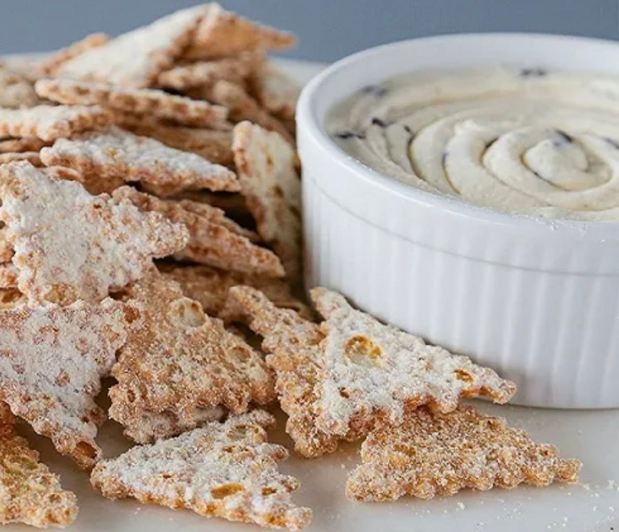 Order Cannoli Chips & Dip - 12 Pc. food online from Maria's store, Yorktown Heights on bringmethat.com