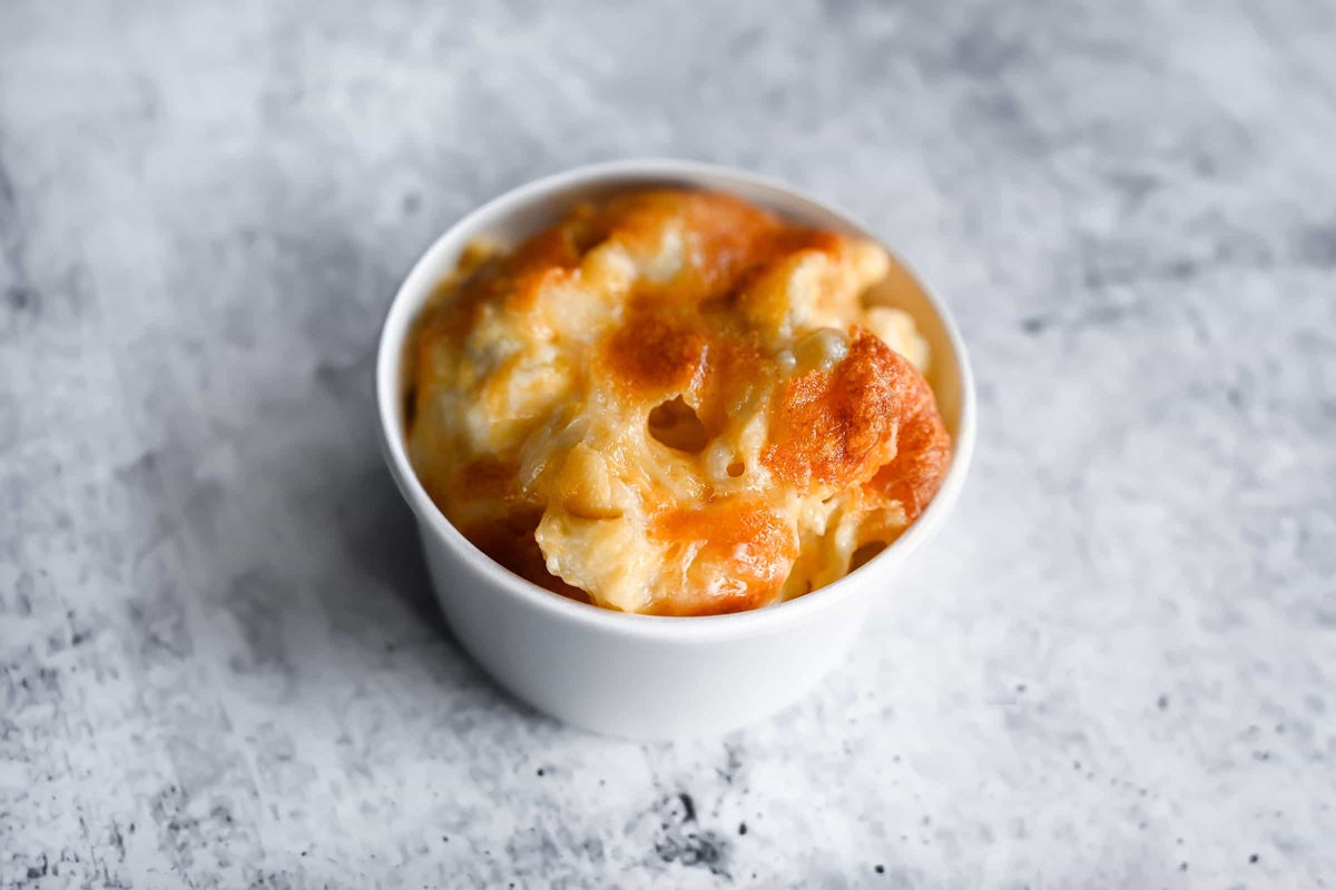Order 3-Cheese Baked Mac food online from City Barbeque University Place store, Charlotte on bringmethat.com