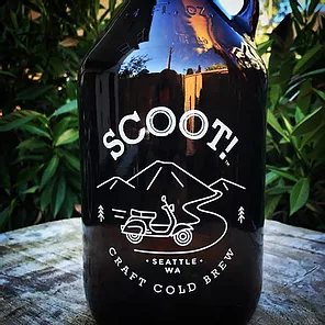 Order 64 oz. Cold Brew Growler food online from Scoot! Cold Brew store, Cleveland on bringmethat.com