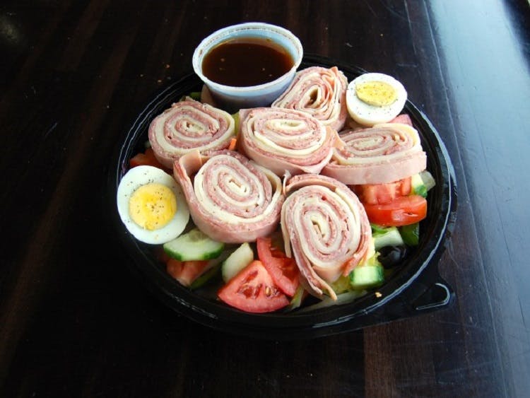 Order Antipasto Salad - Large food online from Claymont Steak Shop store, Claymont on bringmethat.com