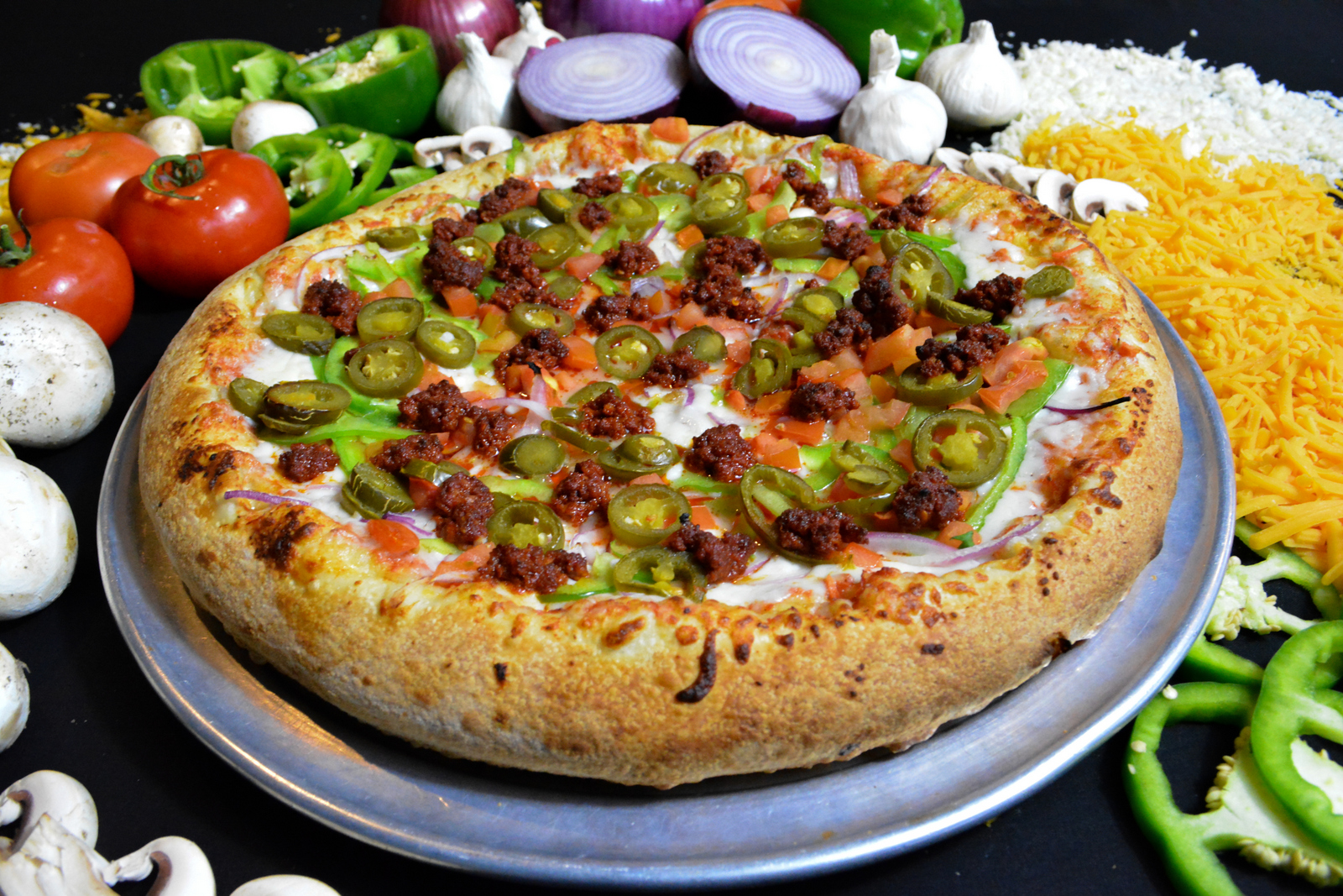 Order Pizza Caliente food online from Stuft Pizza store, Milpitas on bringmethat.com